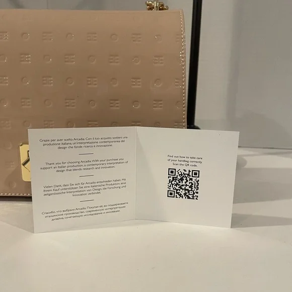 NWT ARCADIA Laila Crossbody Bag with COA - Picture 10 of 16